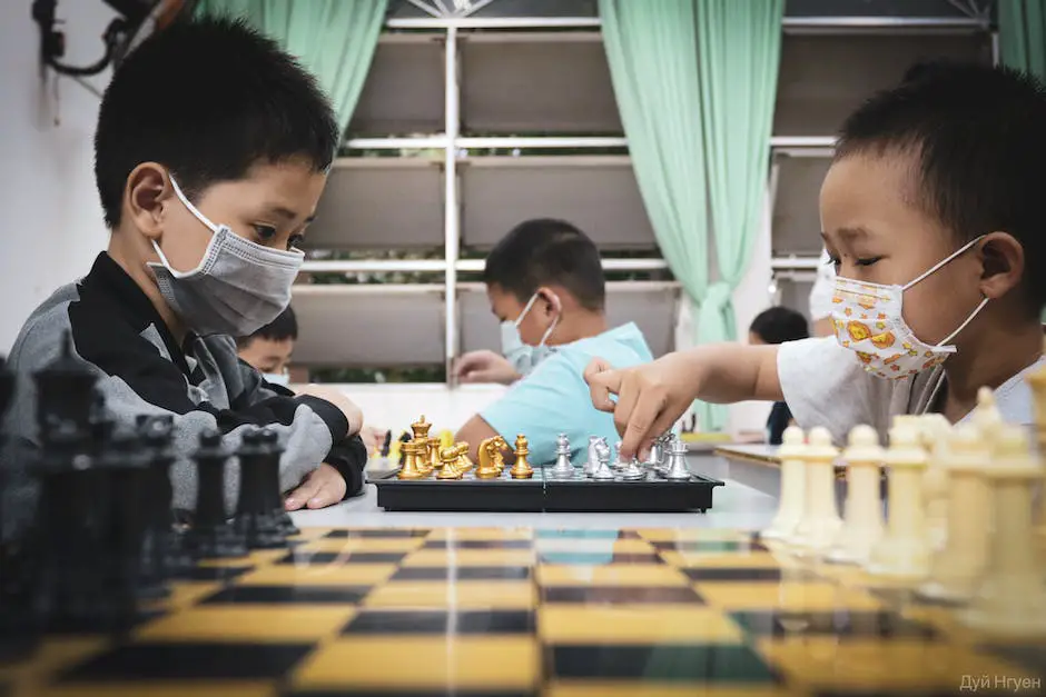 In the image, a group of children is gathered around a table playing a board game called '20 Questions'. They look enthusiastic and focused as they participate in the game, suggesting that it is a fun, engaging activity.