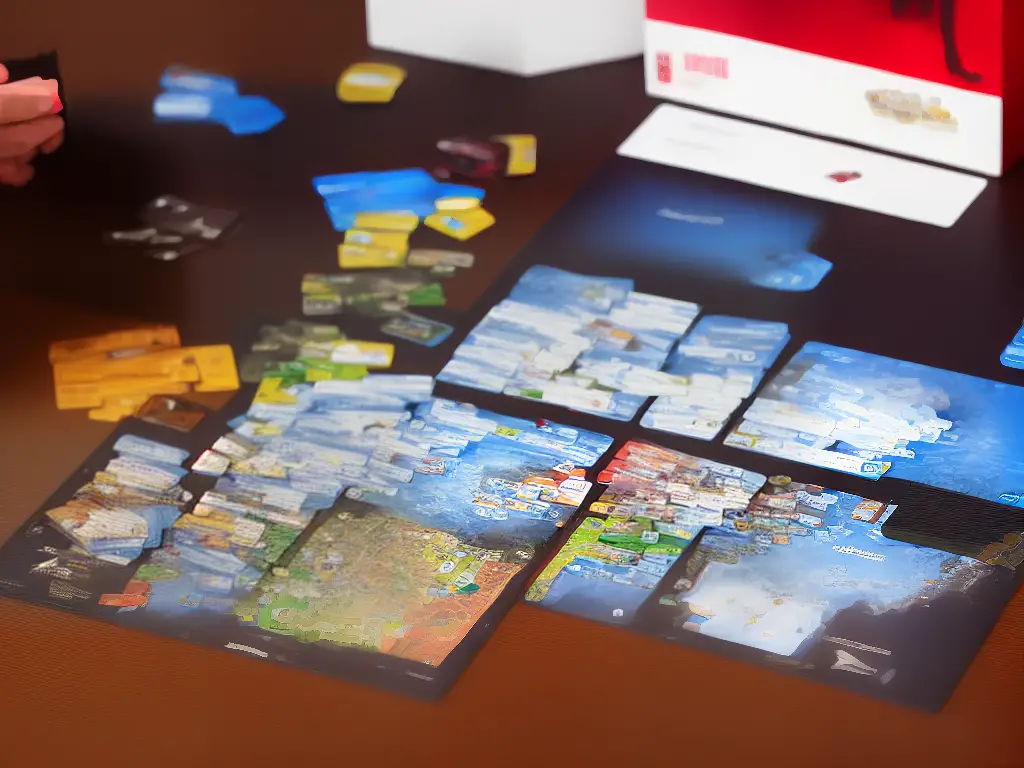 The game box for Pandemic: On the Brink, with a person wearing a lab coat holding a petri dish with a red liquid inside.