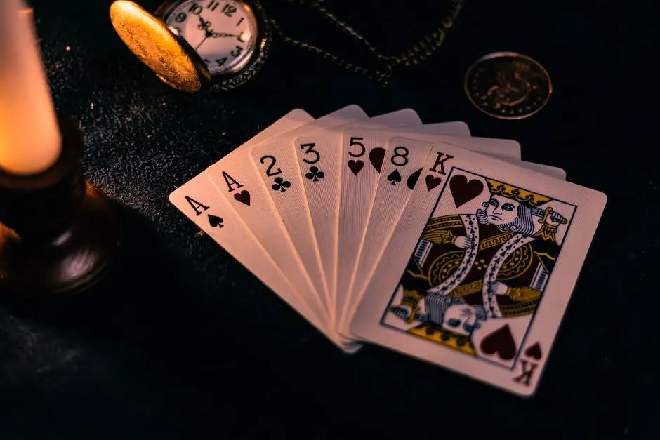 An image showing the different suits of playing cards along with the text 'Anatomy of a Standard Playing Card Deck' for someone that is visually impaired