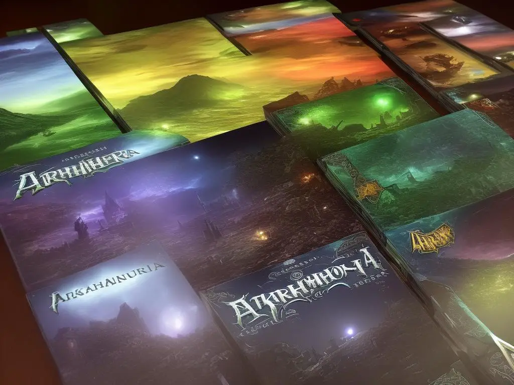 An image of different Arkham Horror expansions, showcasing the variety and diversity they bring to the game.