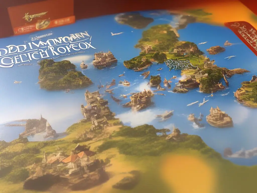 An image of the Dominion game box with the Seaside and Prosperity expansion boxes added on top of it.