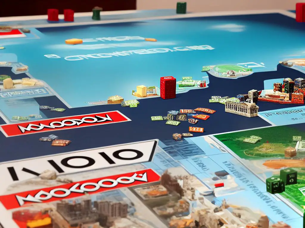A picture of a Monopoly board game with the title Monopoly Cheaters Edition written on it.