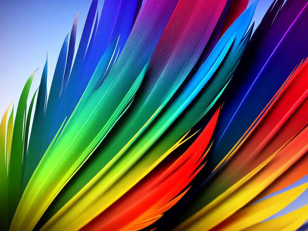 An illustration of colorful bird feathers representing the Wingspan Europa expansion.