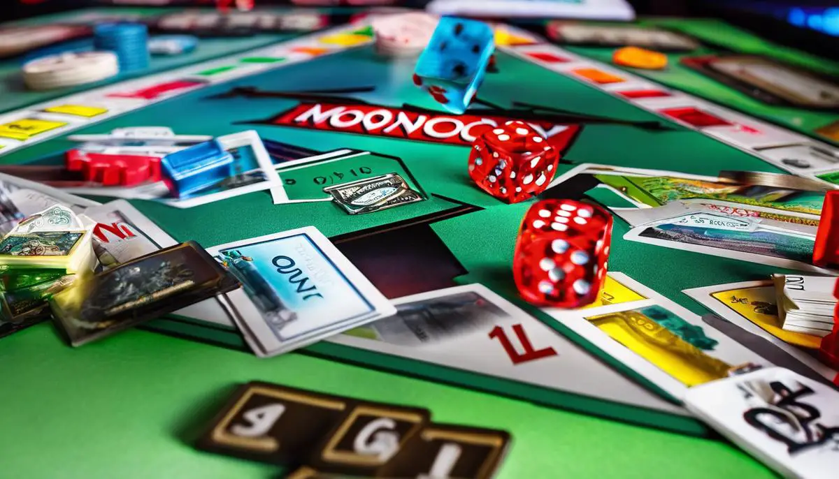 Image of a special edition Monopoly set showcasing a variety of themed tokens and a vibrant game board.