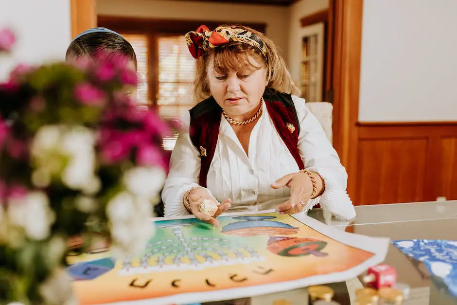 A group of people playing a board game that represents understanding the Shakespeare game.